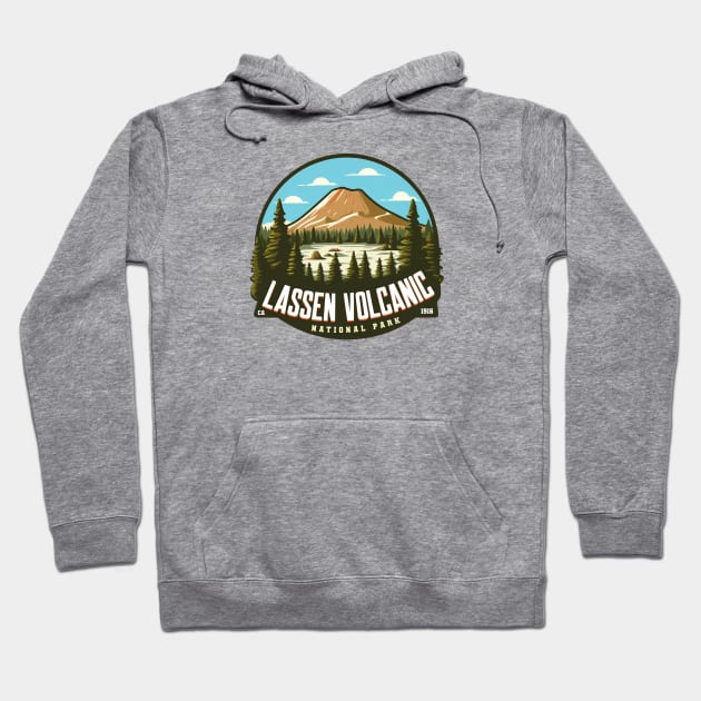 Lassen Volcanic National Park Hoodie by Americansports